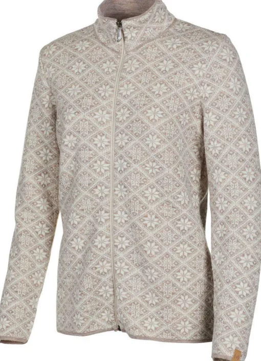 FREYA FULL ZIP, 100% ULL — SAND