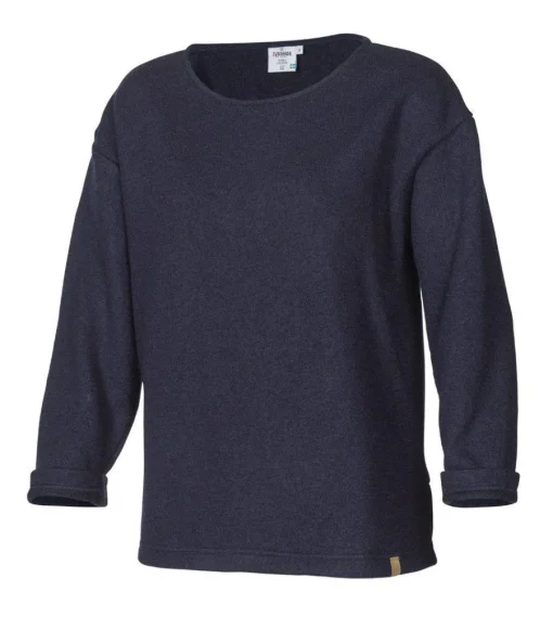 GY BYSTAD SOLID, 60% ULL 40% LYOCEL — NAVY
