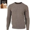 NLS PETAL MALE, 100% OFÄRGAD ULL — NUTMEG