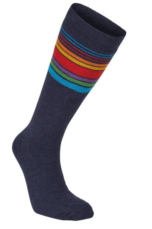 RETRO-SKI SOCK — NAVY