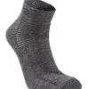 WOOL SOCK LOW — GREY MARL