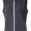 BEATA VEST, 100% FILTAD ULL — GRAPHITE MARL