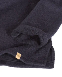 GY BYSTAD SOLID, 60% ULL 40% LYOCEL — NAVY