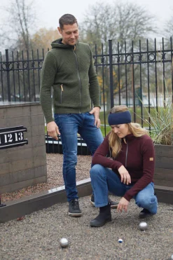 MOREL HOOD MALE, 60% FILTAD ULL, 38% LYOCELL — GREY