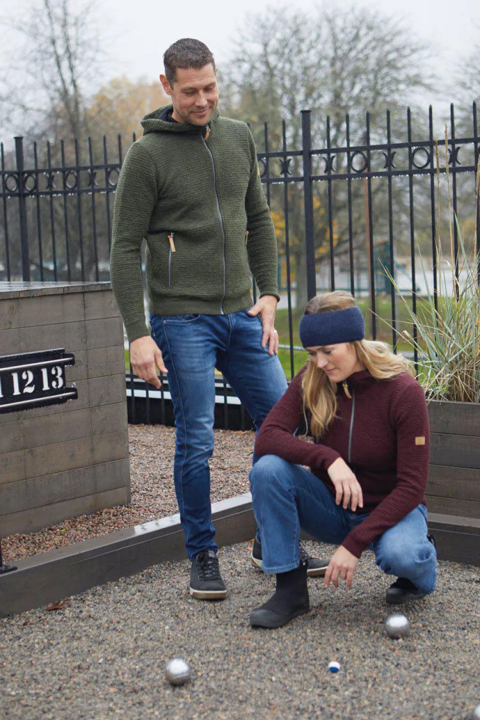 MOREL HOOD MALE, 60% FILTAD ULL, 38% LYOCELL — GREY