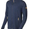 VOLMAR FULL ZIP, 69% ULL — LIGHT NAVY
